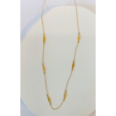 Κολιέ Σε Κίτρινο Χρυσό 9Κ - Φύλλα (N260)